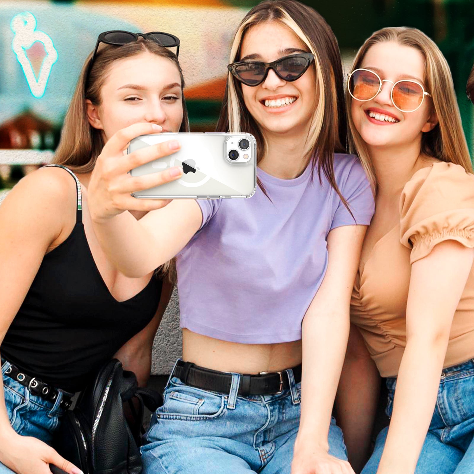 AHASTYLE PC06 pro iPhone 13 Transparentní PC TPU pouzdro na telefon kompatibilní s prachotěsným krytem MagSafe AHASTYLE PC06 pro iPhone 13 Transparentní PC TPU pouzdro na telefon kompatibilní s prachotěsným krytem MagSafe